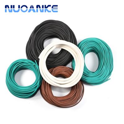 China Cheap Price O Ring Cord FKM EPDM NBR Industry Sealing O Ring Rubber Band High Temperature Solid Round Square Cord Cheap for sale