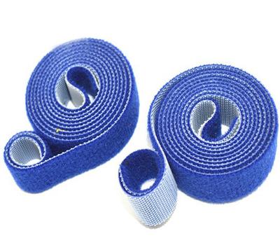 China Durable Custom Nylon Side 100% Double Color Hook And Loop Tape for sale