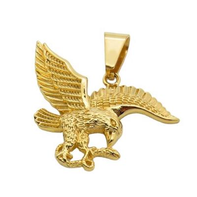 China Hollow Cool Design Eagle Shape Stainless Steel Man Pendant for sale