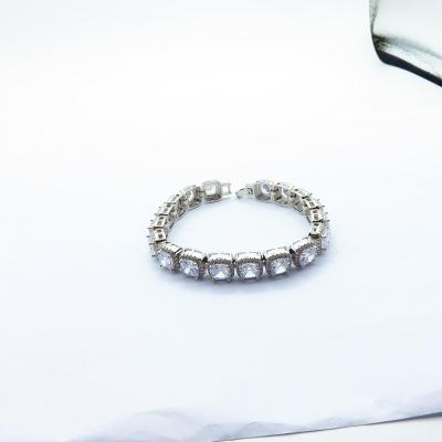 China Popular Cuban Jelly Bracelets Moissanite Bracelets Men Hot Selling Product Moissanite Bracelet CLASSIC for sale