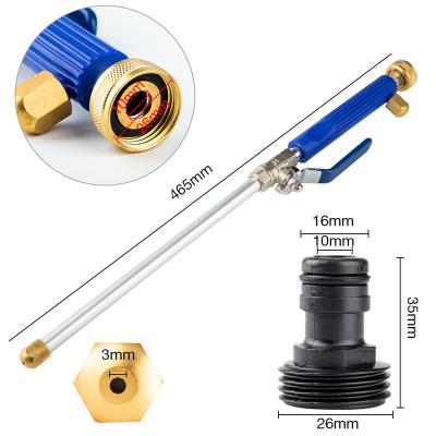 China Variable Flow Control High Pressure Power Seal Wand Water Sprayer With Hose End Garden Sprayer With Water Hose Nozzle For Car Wash for sale