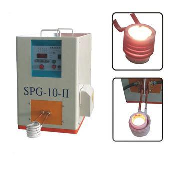 China High Frequency Gold And Silver Induction Heating Machine Induction Melting Machine 10KW 200-500KHZ SPG-10-II for sale