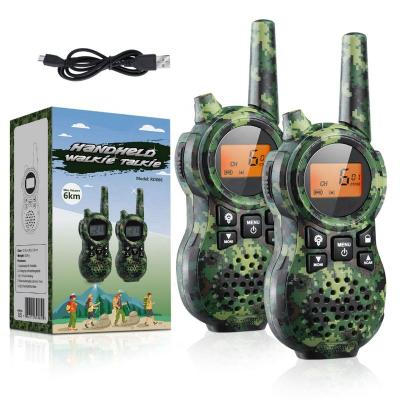 China Rechargeable Flashlight 22CH FRS 2 Way VOX Kids Walkie Talkies Walkie Talkie Radio Children Play RD866 for sale