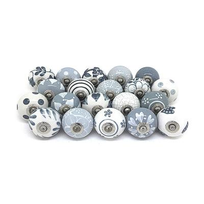 China Old-fashioned customizable models ceramic door knobs for interior doors for sale