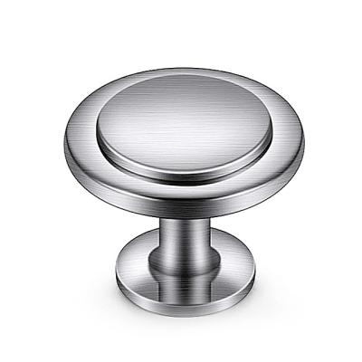 China Contemporary hot sale sideboard dresser drawer brushed nickel zinc zinc drawer pulls door knobs for dresser drawers for sale