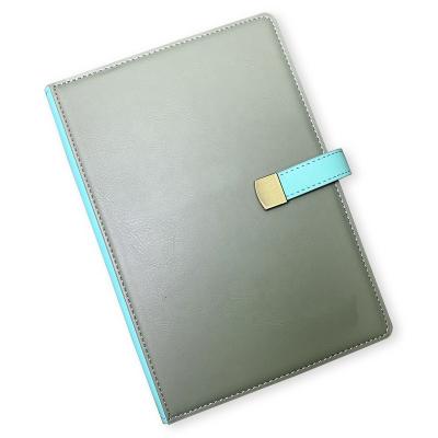 China 2021 Hot Selling Design Premium High Quality Magnetic A5 Magnet Closure PU Leather Notebook for sale