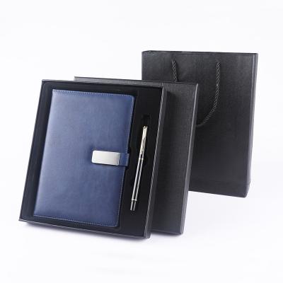 China Custom Gift Set 2021 Business A5 Promotional Gift Set Notebook With Pen And Box for sale