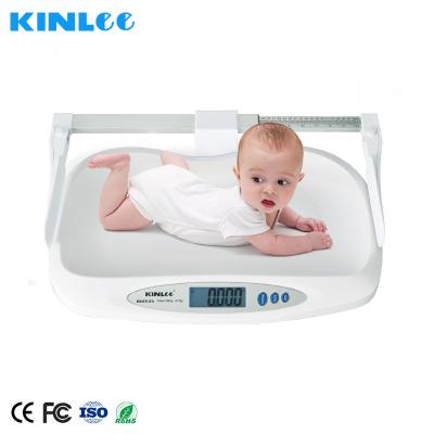 China With Digital Infant Electronic Baby Measuring Scale Scale Tray 20kg Weight Scale With Height Meter for sale