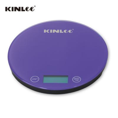 China With Scale Tray EK16 Household Food Weigh Scale Electronic Digital Kitchen Glass Scale for sale