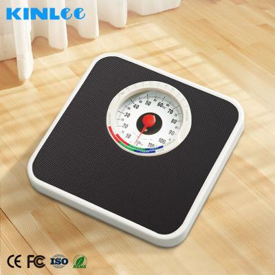 China WITH COVER hot sale OEM 120KG household analog with BMI function mechanical bathroom scale for body weighing for sale