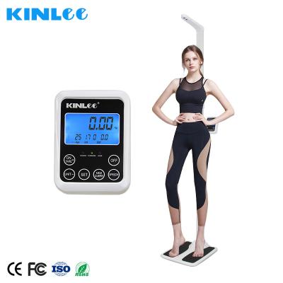 China Body Composition Analyzer Kinlee BL200 Hospital Platform Smart Electronic Ultrasonic Digital 200KG Body Bmi Analyzer Measuring Scale For Sale for sale