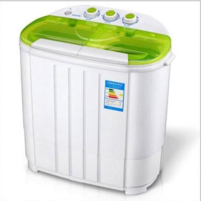 China Mini Hot Sale Factory Direct Home Appliances 3.8Kg Portable Top Loading Semi Automatic Washing Machine Twin Tub Cover for sale