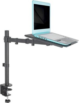 China Simple Small Laptop Notebook Desk Mount Stand - Fully Adjustable Extension With C Clamp for sale