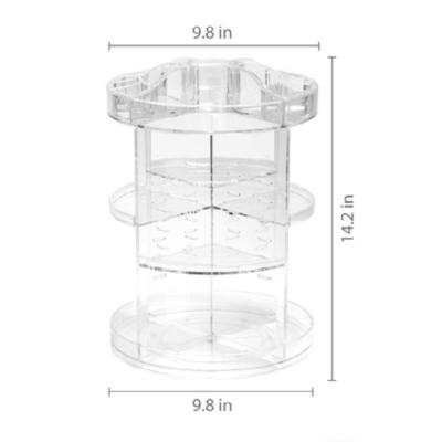 China Durable Bathroom Thicker Acrylic Adjustable Makeup Rack Rotating Rack, Storage Drawers, Makeup Organize for sale