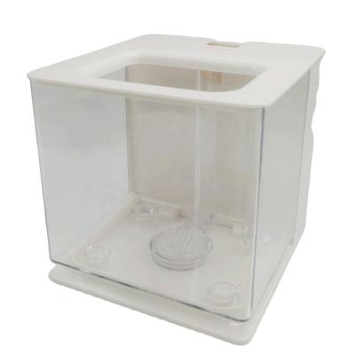 China Easy plastic nano acrylic tank that cleans up like magic (white) for sale