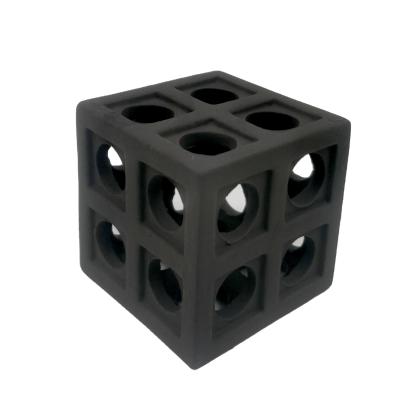 China Viable black ceramic multifunctional cube barrier small fish and shrimp farming, ciown fish, aquarium decoration, filter for sale