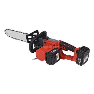 China Wood Saw 36V Cordless Brushless Chainsaw with Two Pieces of 18v 6000mAh Lithium Battery for sale