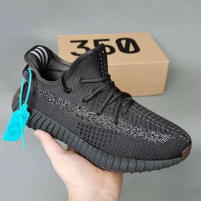 China Fashion Original Yeezy Trend 350 Putian Brand Breathable Logo Shock Absorption Pulsating Casual Running Tennis Shoes Men Women Breathable for sale