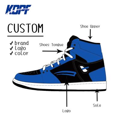 China Famous brand sport shoes newest products dropshipping 2022 custom logo shoes high top unisex brand basketball shoes sneakers for sale