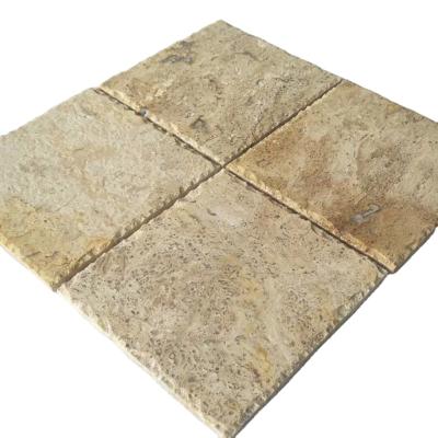 China Excellent Durablity Beige Travertine Decorative Stone Flooring Patterns for sale