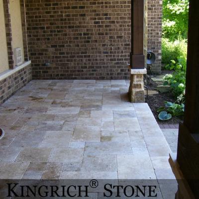 China Indoor and Outdoor Decoration Beige Travertine Paving Stone for sale