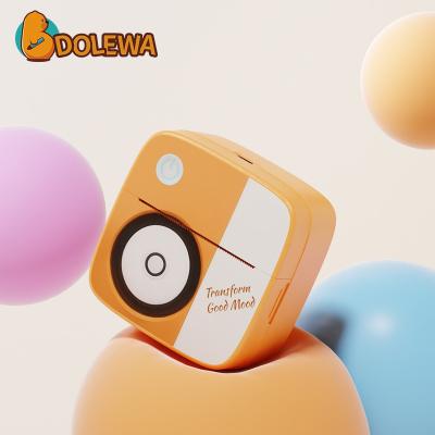 China Label Maker DOLEWA Smart Sticker Printer With Bluetooth Function Available At Home & Office Labeler With Battery 1200mAh 57mm*25mm for sale