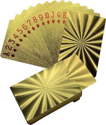 China Waterproof Plastic Three-Dimensional Magician Accessories Trick Art Value Playing Card Paper Gold Foil Models for sale