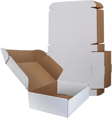 China Disposable Corrugated Mailer Box Shipping Boxes Oyster White for sale