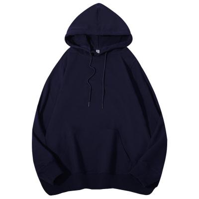 China High Quality Anti-Wrinkle Cotton Sweatshirt Oversized Pullover Hoodie Blue Basketball Hoodie for sale