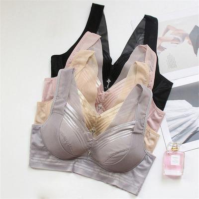 China Seamless Fashion Removable Shoulder Strap Gathered Sexy Bra Women Underwear Bra for sale