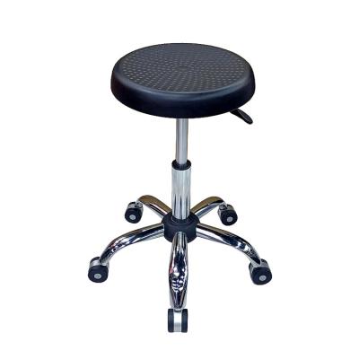 China High Quality PU Salon Chair Laboratory Stool Work Nurse Stool Hairdresser Rotation Stool for sale