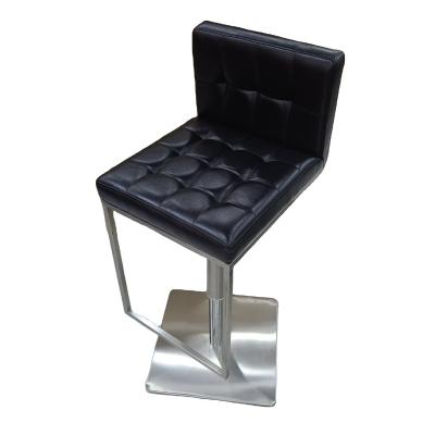 China Can Be Fitted Design PVC Kitchen Breakfast Cafe Bar Chair Material High Stool for sale