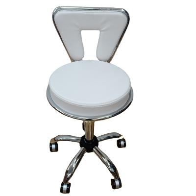 China Traditional Barber Shop Chair With Haircut Master Stool Rolling Backrest for sale