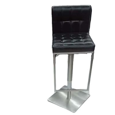 China Can be fitted bar stool breakfast cafe chair leatherette bar stools with backrest for sale