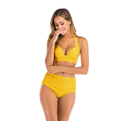 China Plus Size Womens Padded Thong Swimsuit 2 Pieces Bikini Sets Swimsuit for sale