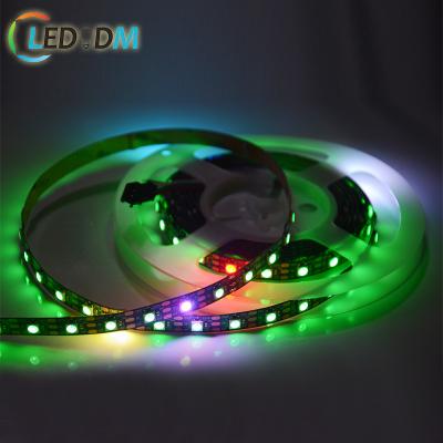 China Indoor& Factory Price DC5V 12V 24V 5050 Outdoor Digital Led Strip 60LEDs/m RGB LED Strip for sale