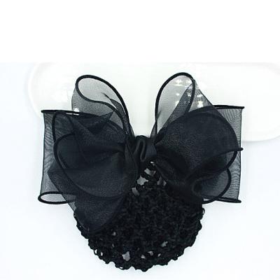 China Promotional New Large Profession Hair Clip Hair Clip Hair Bun Net Canvas Cover Luxury High Quality Clip for sale