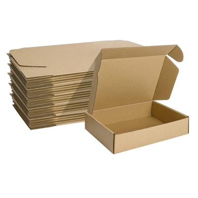 China Wholesale Custom Factory Shipping Materials Corrugated Packaging Box Recycled Brown Foldable Gift Packaging Box for sale