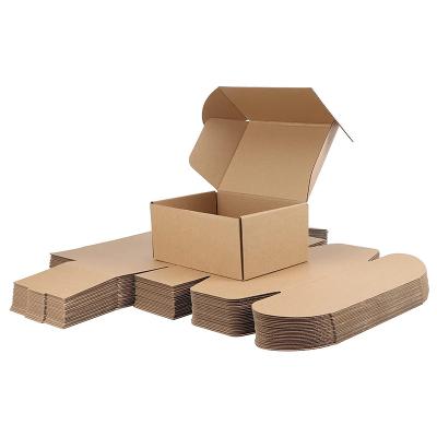 China Wholesale Recycled Materials Low Price Brown Mailing Box Clothing Shoes Corrugated Packaging Box for sale