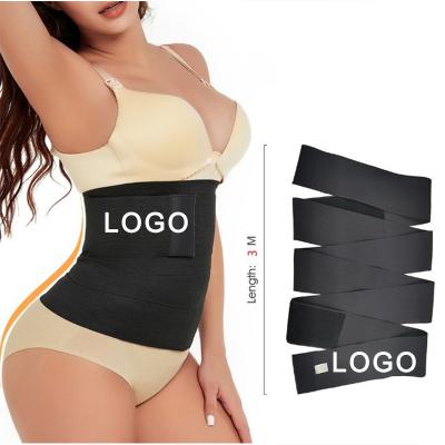 China 2020 Breathable Support OEM&ODM Plus Sized Waist Trainer For Women Abdomen Wrap Invisible Waist Belt for sale