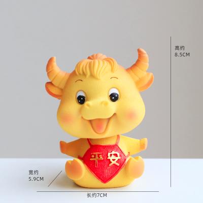 China Main China Shaking Cow Resin Statue Crafts Kit Resin Statue Crafts Kit for sale