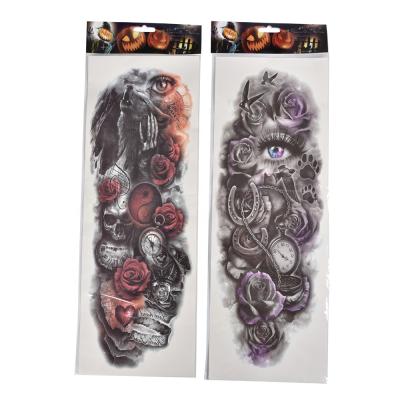 China Factory Price Temporary Waterproof Party Decorative Sticker Halloween Decor Tattoo Sticker for sale