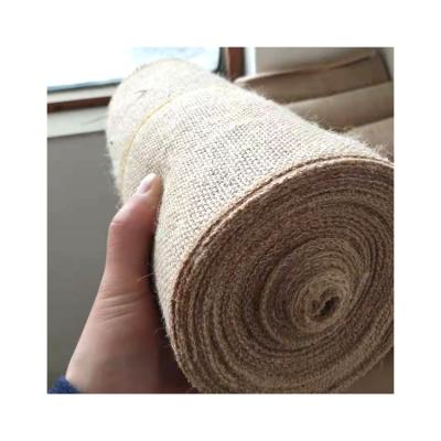 China High quality heat conduction jute fabric hessian jute fabricks rolls natural jute fabrics for sale