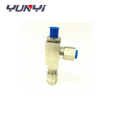 中国 304SS Hydraulic Safety Valve High Pressure Relief Valve 販売のため