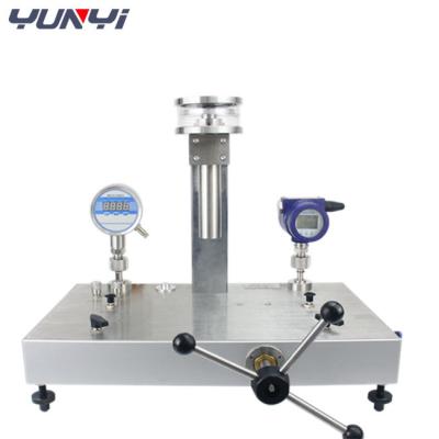 China High Accuracy Gas Pressure Calibrator Gas Piston Manometer for sale