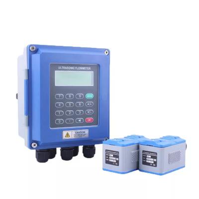 China Modbus Digital rs485 Ultraschallwasserstrom-Meter Klammer auf Strömungsmesser zu verkaufen