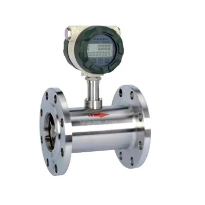 China Industrial Gas Liquid Turbine Water Flow Meter for Chemical Industry zu verkaufen