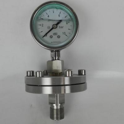 China Manometer-Edelstahl-Flansch-Art der Membran100mpa zu verkaufen