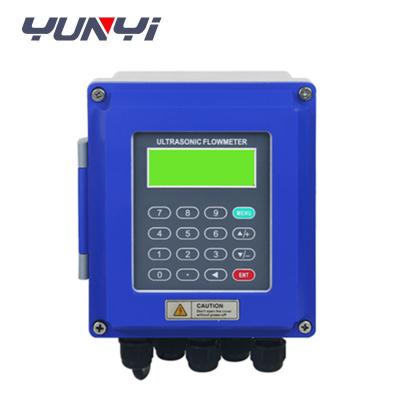 China Metro de flujo ultrasónico montado en la pared DN100, detector ultrasónico del flujo 1%FS en venta