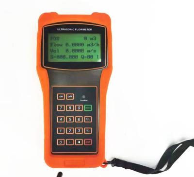 China Sewage Portable Ultrasonic Flow Meter , 4-20mA Handheld Ultrasonic Flow Meter for sale